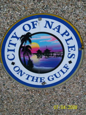 City of Naples sign